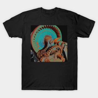 Gears In Blue T-Shirt